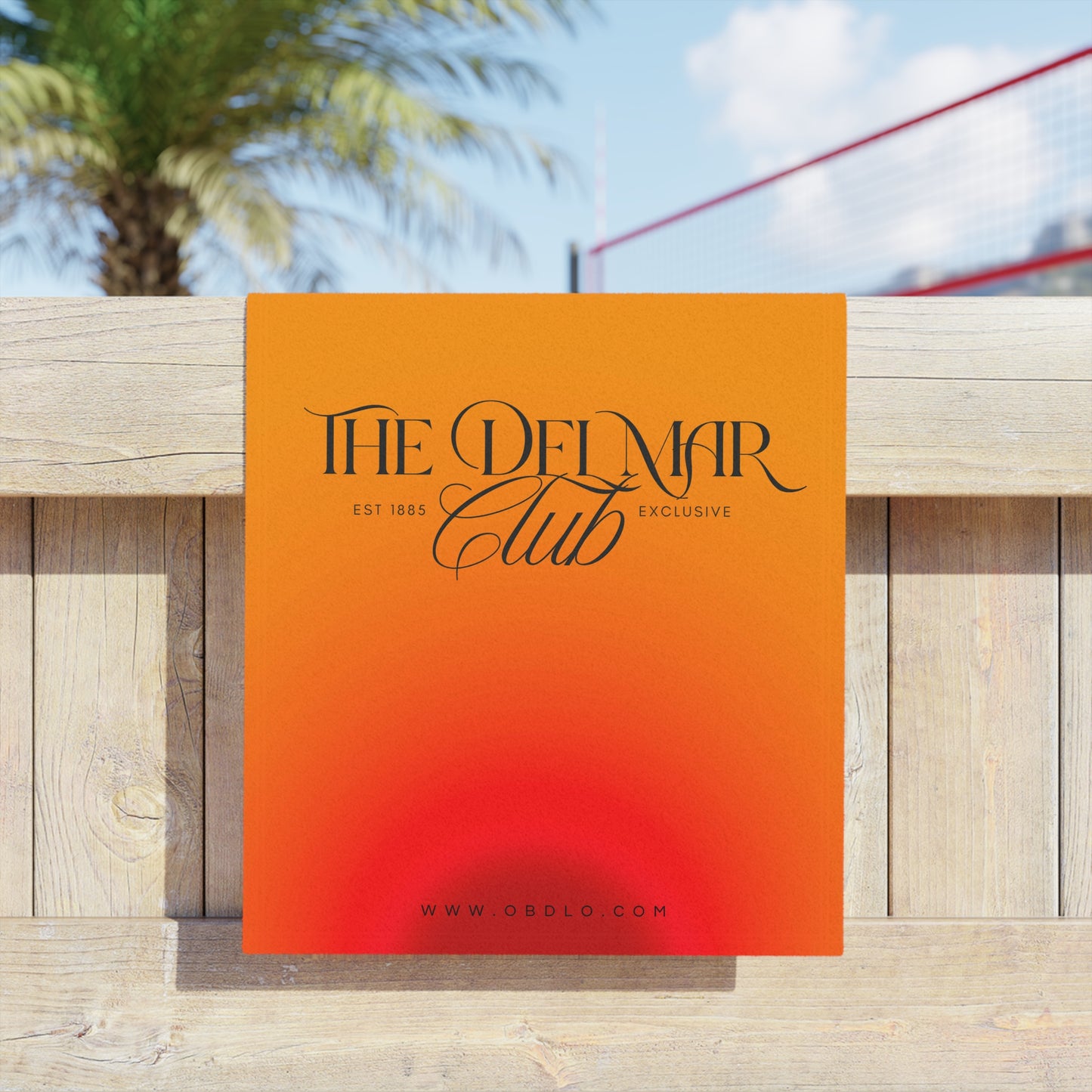 Del Mar Club Beach Towel | OBDLO™